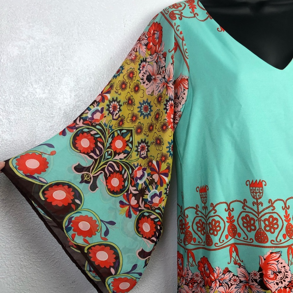 Anthropologie UNCLE FRANK floral print dress Sz XS - Picture 2 of 11